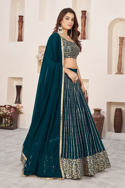 Premium Floral Couture Lehenga