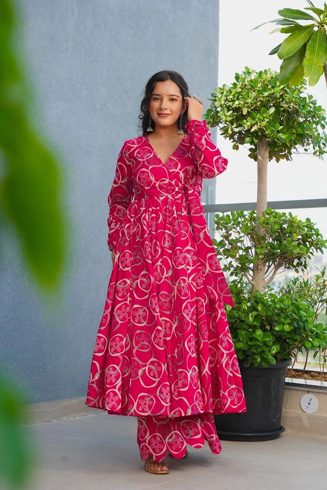 Georgette Anarkali Suit for Women   Party Wear Outfit