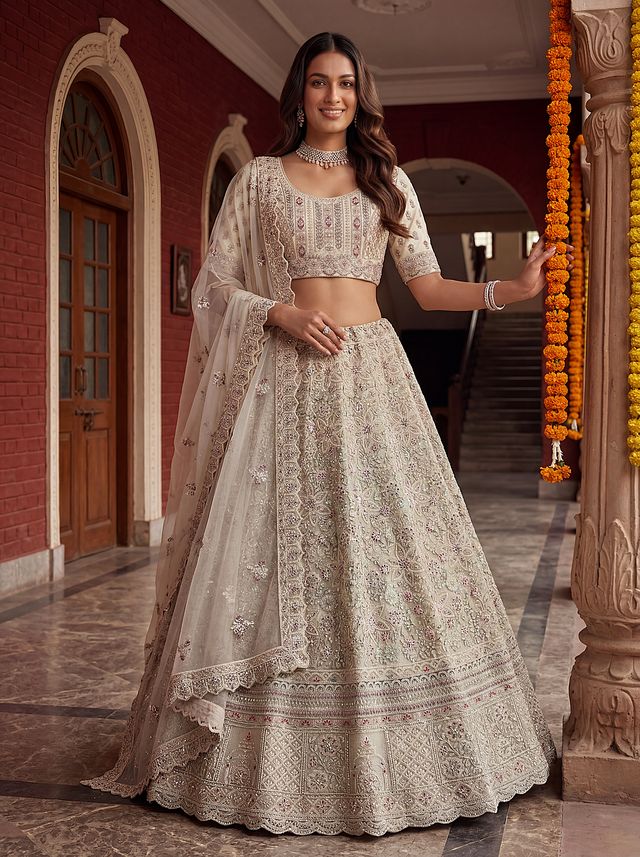 Traditional Floral Designer Lehenga