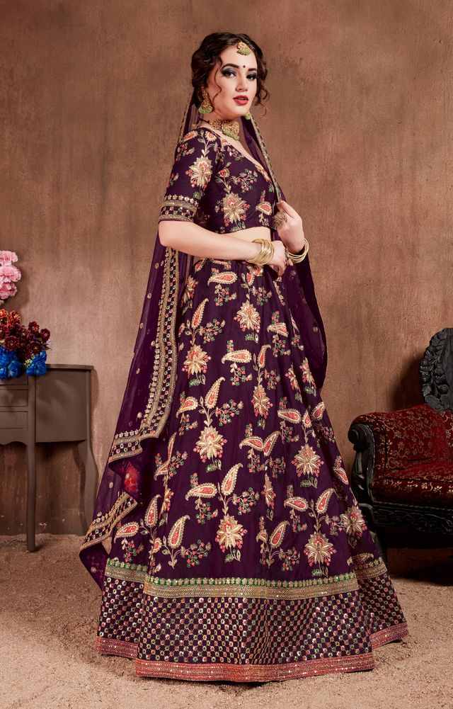 Grand Floral Heritage Lehenga