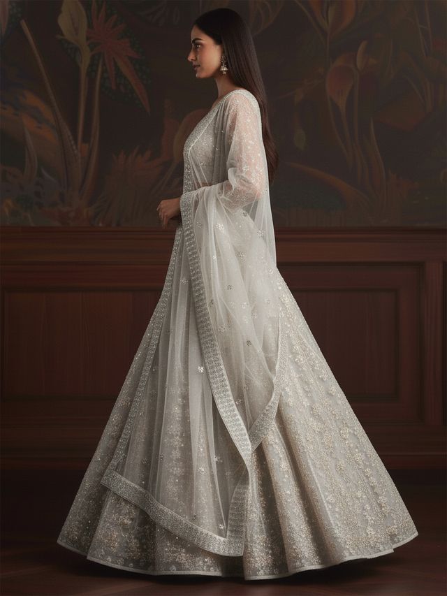 Luxury Floral Embroidery Lehenga