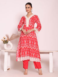 Pink Color Beautful Poly Silk Fabric Stylish Partywear Attire For Girls