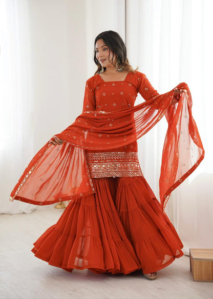Trending sharara suit Latest sharara design New fashion ethnic wear