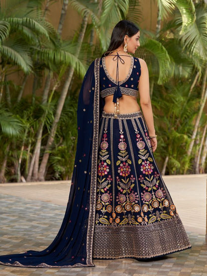 Premium Wedding Embroidery Lehenga