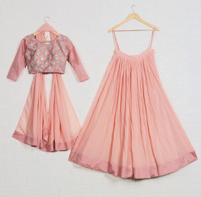 Festive  Designer Lehenga Choli Set for Women HKV-0015130 PEACH