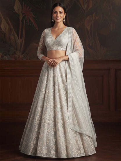 Luxury Floral Embroidery Lehenga