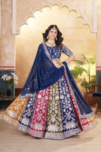 Royal Heritage Embroidered Lehenga Set