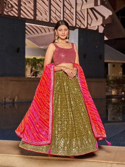 Designer Heritage Partywear Lehenga