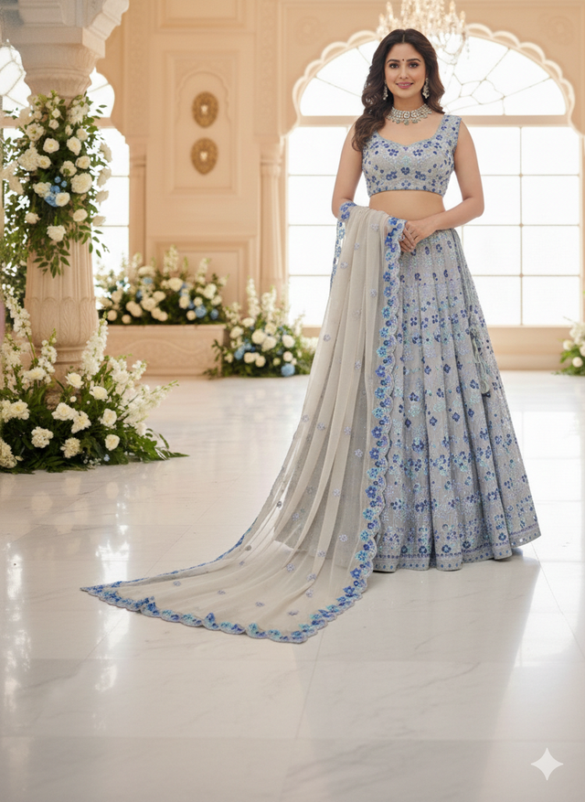 Noor Designer Lehenga Set HKV-0080 MULTICOLOUR
