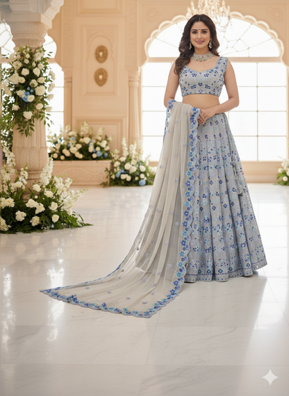 Noor Designer Lehenga Set HKV-0080 MULTICOLOUR