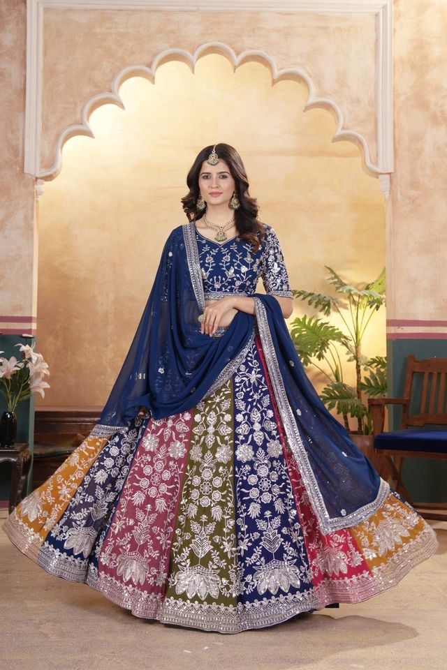 Royal Heritage Embroidered Lehenga Set