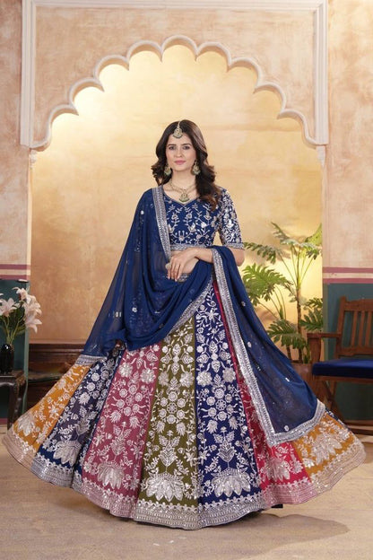 Royal Heritage Embroidered Lehenga Set