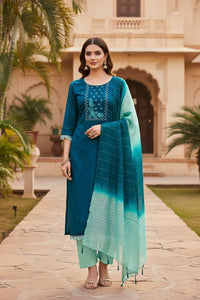 Beautiful Formal Looks Ethnic Embroidered Suit