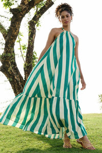 Sea Green Color Cambric Cotton Fabric Designer Partywear Gown For Trendy Girlie Looks