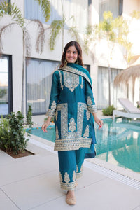 Rama Color Beautiful Sequins Embroidered Ethnic Ceremonial Attire