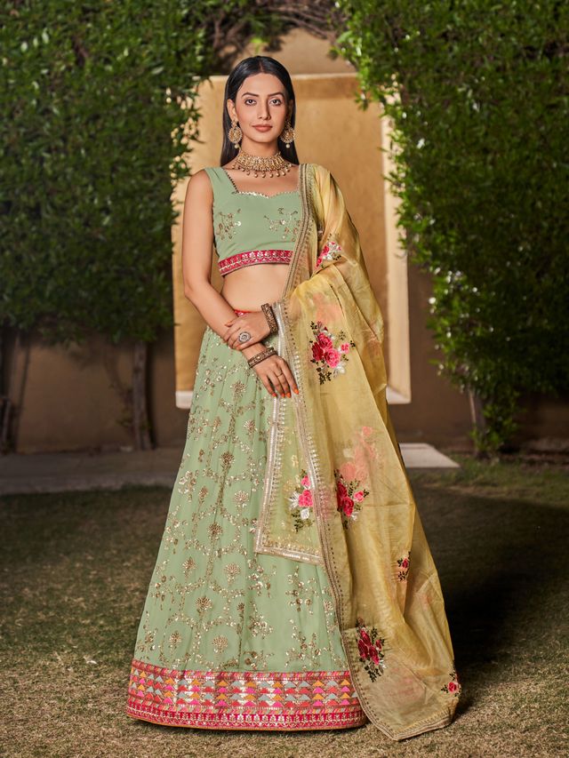 Royal Floral Fashion Lehenga