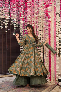Printed Anarkali Suit   Modern Ethnic Style