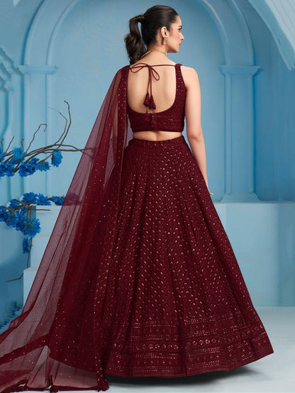 Elegant Floral Celebration Lehenga