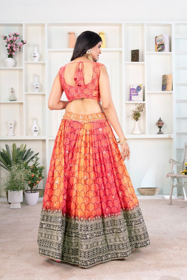 Handcrafted Floral Lehenga Choli