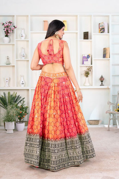 Handcrafted Floral Lehenga Choli