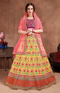 Designer Floral Elegance Lehenga