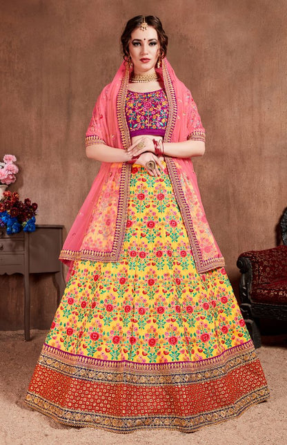 Designer Floral Elegance Lehenga