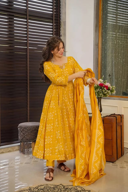 Traditional Indian Anarkali Suit for Women