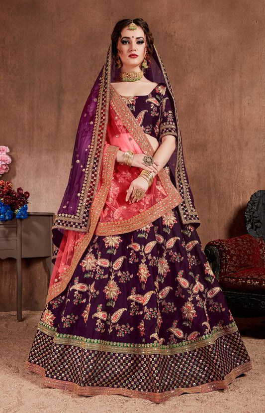 Grand Floral Heritage Lehenga