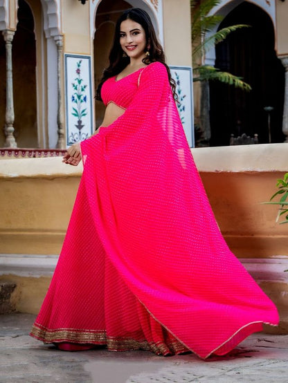 Traditional Floral Glam Lehenga