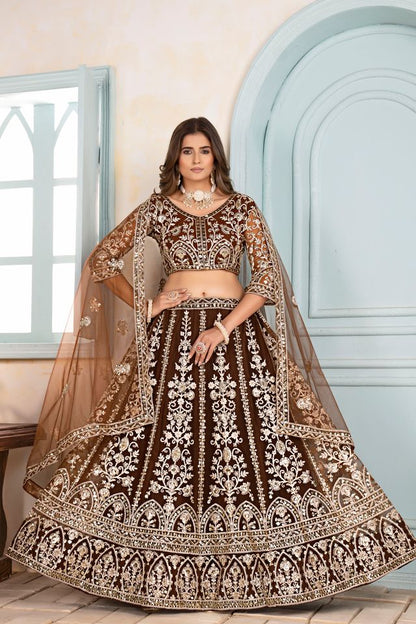 Luxury Embroidered Partywear Lehenga