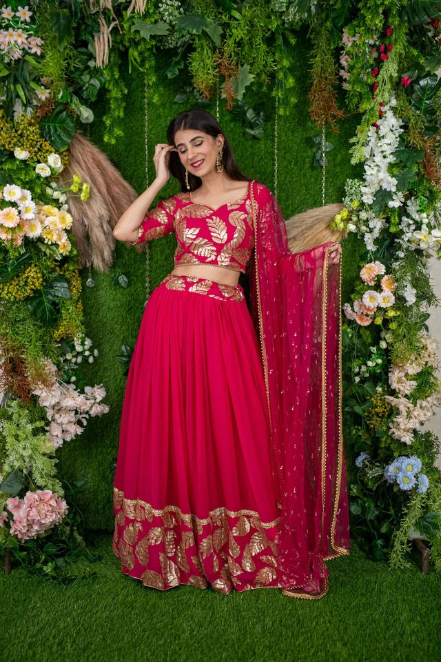 Royal Floral Glam Lehenga
