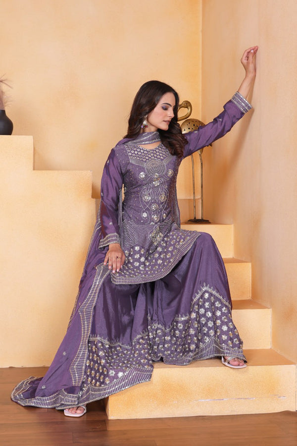 Gulnaar Salwar Suit  Luxury Ethnic Women's Anarkali Dress
