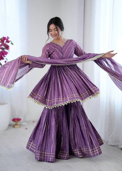 Party wear sharara suit