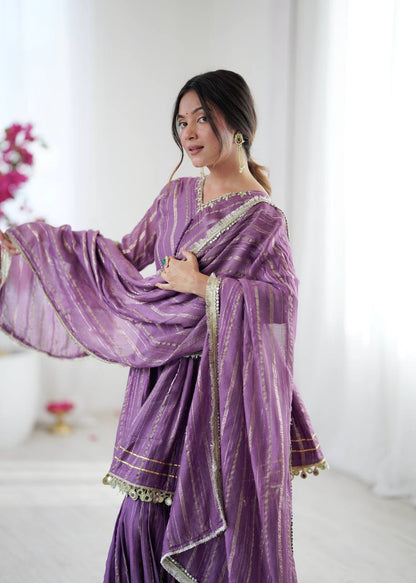 Party wear sharara suit