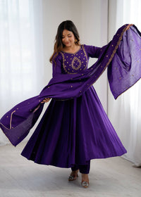 Anarkali suit for wedding function engagement