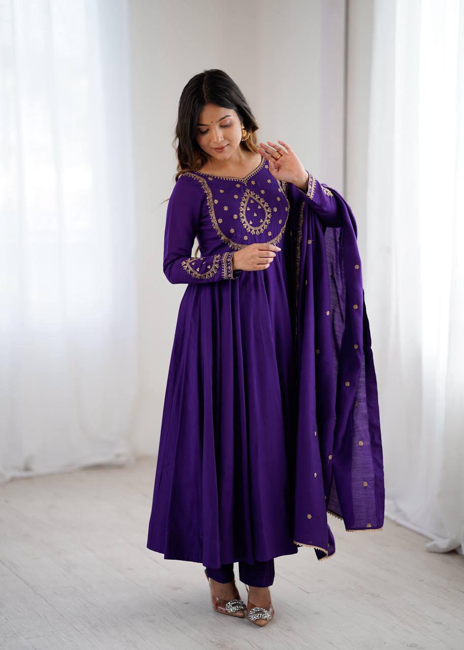 Anarkali suit for wedding function engagement