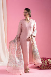 Women Beautiful Embroidery Rayon Slub Fabric with Straight Kurta, Pant and Dupatta Set