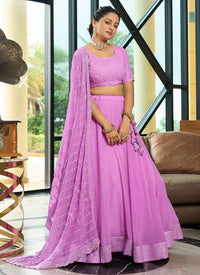 Zariya Turquoise Party Wear Lehenga HKV-00170 LAVENDER