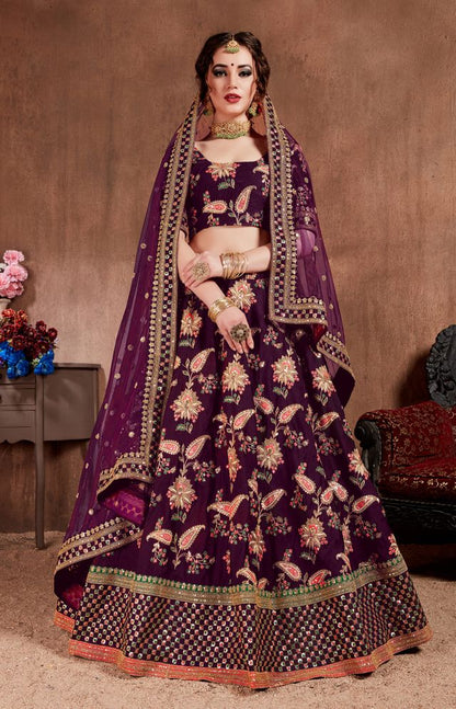 Grand Floral Heritage Lehenga