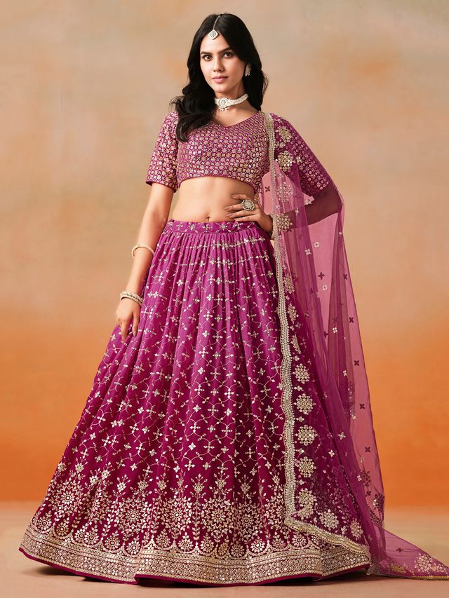 Designer Heritage Glam Wear Lehenga