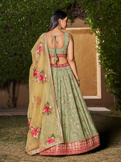 Royal Floral Fashion Lehenga
