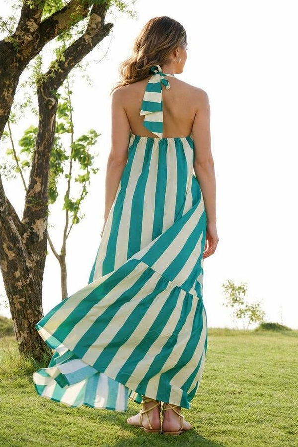 Sea Green Color Cambric Cotton Fabric Designer Partywear Gown For Trendy Girlie Looks