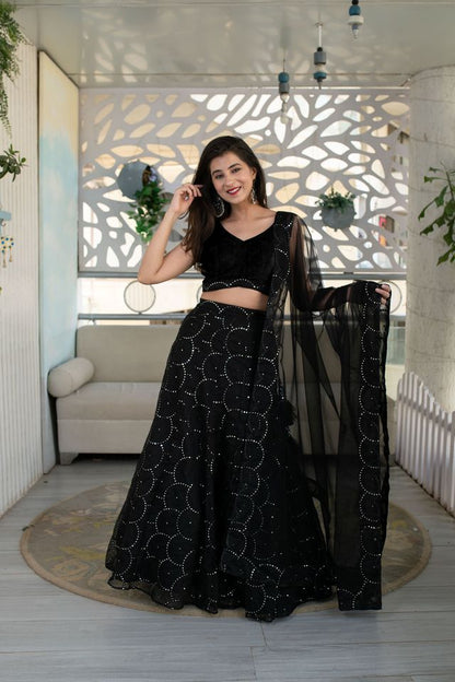 Elegant Floral Heritage Wear Lehenga