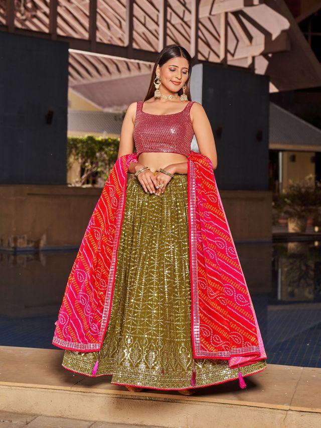 Designer Heritage Partywear Lehenga