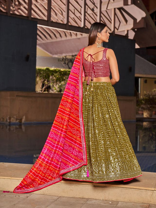 Designer Heritage Partywear Lehenga