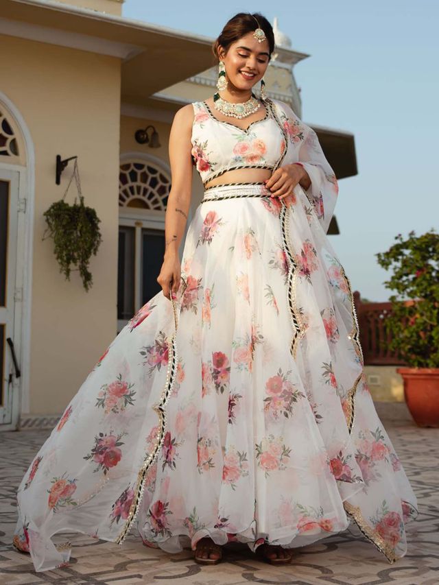 Premium Floral Wedding Lehenga