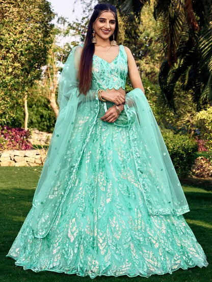 Luxury Floral Partywear Lehenga